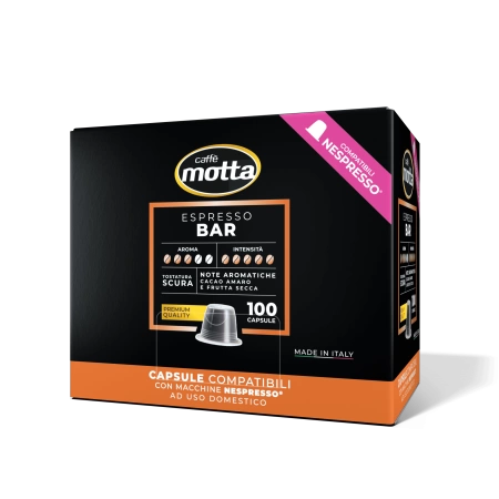 100 CAPSULE COMPATIBILI NESPRESSO® ESPRESSO BAR