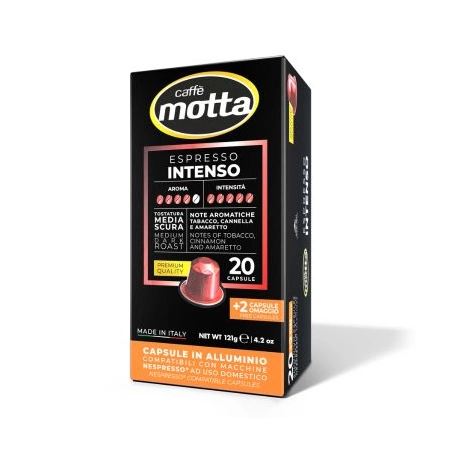 20+2 CAPSULE COMPATIBILI NESPRESSO® ESPRESSO INTENSO