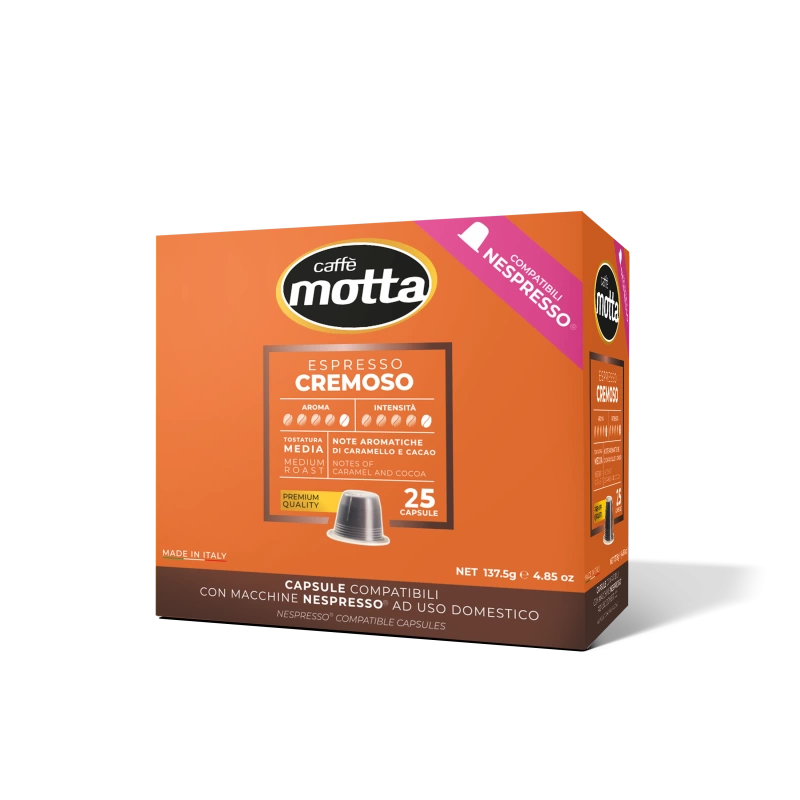 25 CAPSULE COMPATIBILI NESPRESSO® ESPRESSO CREMOSO