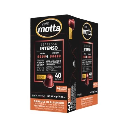 40+4 CAPSULE COMPATIBILI NESPRESSO® ESPRESSO INTENSO