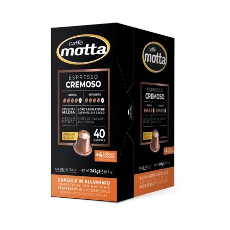 40+4 CAPSULE COMPATIBILI NESPRESSO® ESPRESSO CREMOSO