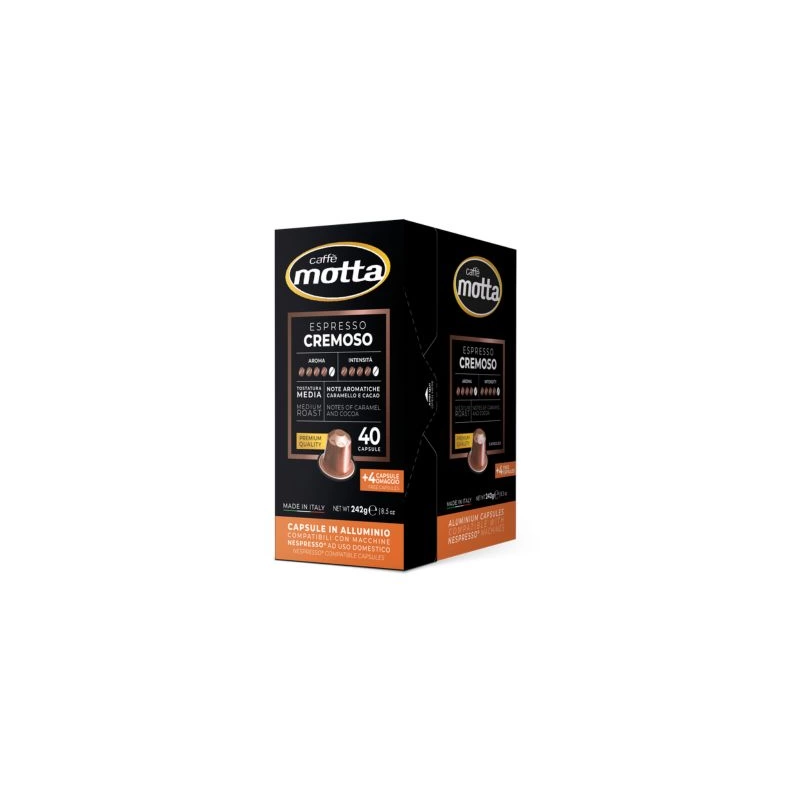 40+4 CAPSULE COMPATIBILI NESPRESSO® ESPRESSO CREMOSO