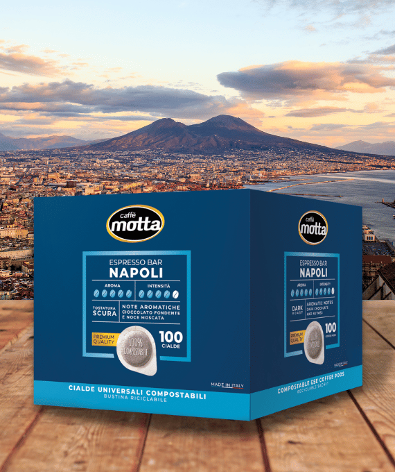 Scopri la tradizione dell'espresso napoletano con la nuova miscela di cialde Espresso Bar Napoli