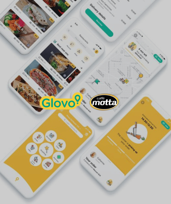 Caffè Motta e glovo per un'attività di sampling