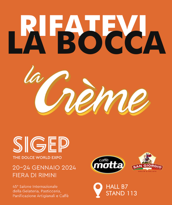 Caffè Motta presente al Sigep 2024  in partnership con San Giorgio s.p.a.